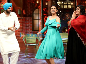 Huma Qureshi and Mithun Chakroborty promote the film Partition: 1947 on The Drama Company