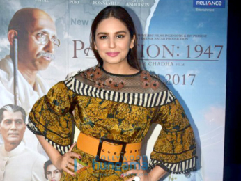 Huma Qureshi promotes 'Partition: 1947' at Poddar college fest
