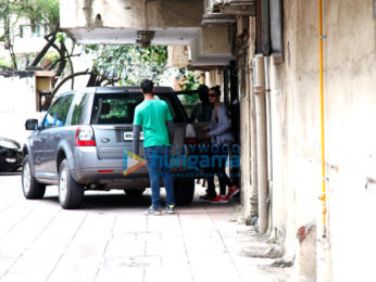 Huma Qureshi snapped post her yoga session