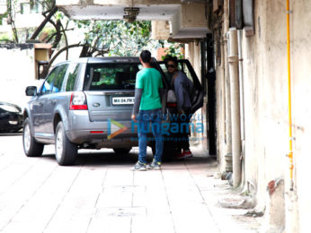Huma Qureshi snapped post her yoga session