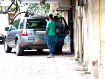 Huma Qureshi snapped post her yoga session