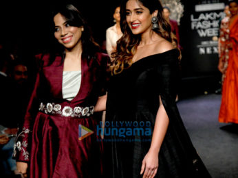 Ileana D'Cruz walks for De Belle at Lakme Fashion Week 2017
