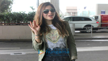 Jacqueline Fernandez, Sidharth Malhotra, Ileana D'Cruz and Kanika Kapoor snapped at the airport