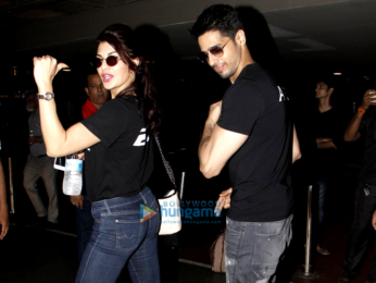 Jacqueline Fernandez, Sidharth Malhotra and Sonam Kapoor snapped at the airport