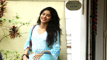 Jahnavi Kapoor snapped post her dance rehearsals in Bandra