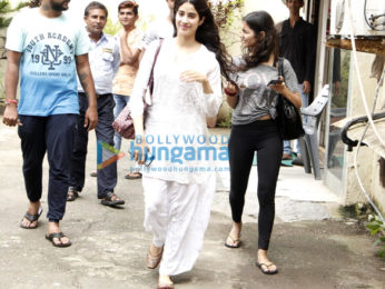 Jhanvi Kapoor snapped in Bandra post her dance practice