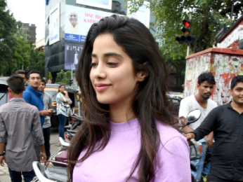 Jhanvi Kapoor snapped post lunch at Bastian Bandra