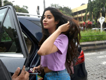 Jhanvi Kapoor snapped post lunch at Bastian Bandra