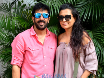 Kabir Khan snapped post lunch at Olive