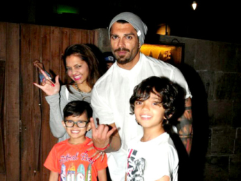 Karan Singh Grover snapped post dinner at Indigo
