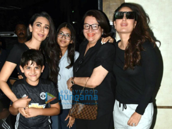 Kareena Kapoor Khan, Karisma Kapoor and their mother Babita snapped post an ad shoot