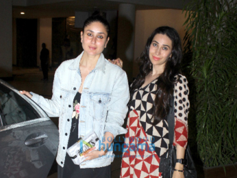 Kareena Kapoor Khan and Karisma Kapoor attend Ganesh Chaturthi celebrations at Manish Malhotra's house