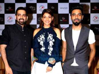 Kajal Aggarwal, Aparshakti Khurana grace media meet of Kush Sinha's short movie 'Khoon Main Hai'