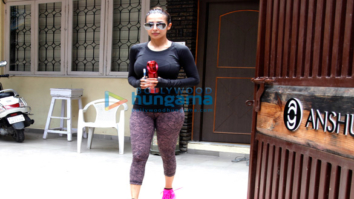 Malaika Arora and Amrita Arora snapped post their yoga session