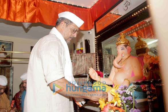 Nana Patekar celebrate Ganesh Chaturthi Nana Patekar celebrate Ganesh Chaturthi