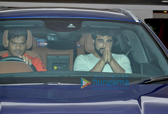 ranbir kapoor arjun kapoor aditya roy kapur varun dhawan snapped post dinner at karan johars house 4