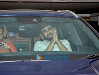 Ranbir Kapoor, Arjun Kapoor, Aditya Roy Kapur, Varun Dhawan snapped post dinner at Karan Johar's house