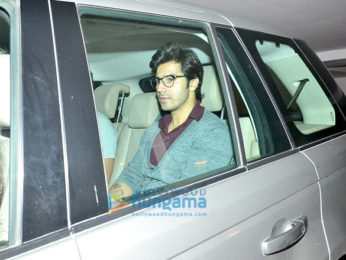 Ranbir Kapoor, Arjun Kapoor, Aditya Roy Kapur, Varun Dhawan snapped post dinner at Karan Johar's house