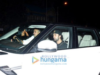 Ranbir Kapoor and Ayan Mukerji snapped in bandra