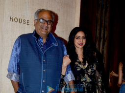 Rani Mukerji, Karan Johar and Farah Khan arrive at Manish Malhotra house for Sridevi’s birthday bash