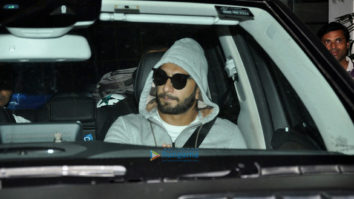 Ranveer Singh, Deepika Padukone and Varun Dhawan snapped post dubbing at Sunny Super Sound
