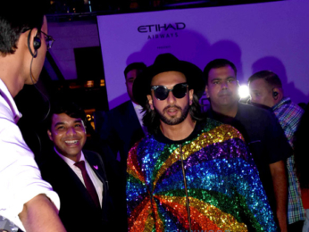 Ranveer Singh attends Manish Arora's fashion preview at the Lakme Fashion Week 2017