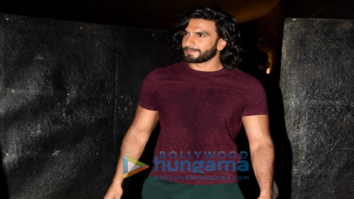 Ranveer Singh snapped at the gym in Bandra