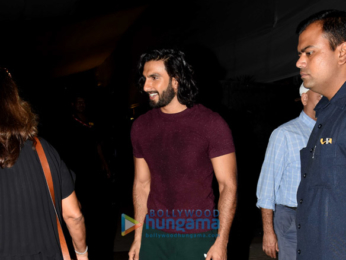 Ranveer Singh snapped at the gym in Bandra