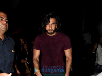 Ranveer Singh snapped at the gym in Bandra