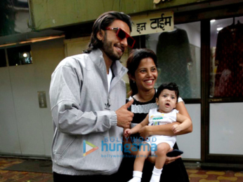 Ranveer Singh snapped post a salon session in Bandra