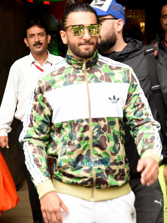 Ranveer Singh snapped post gym in Bandra