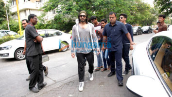 Ranveer Singh snapped post gym in Bandra