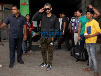 Ranveer Singh snapped post gym in Bandra