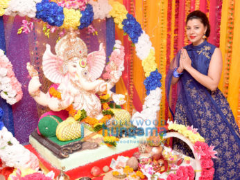 Sambhavna Seth & her husband Avinash Dwivedi celebrate Ganesh Chaturthi