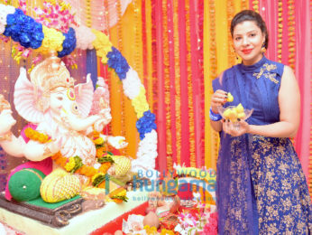 Sambhavna Seth & her husband Avinash Dwivedi celebrate Ganesh Chaturthi