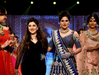 Sangeeta Bijlani and Zareen Khan walk the ramp for Archana Kochhar's fashion showcase