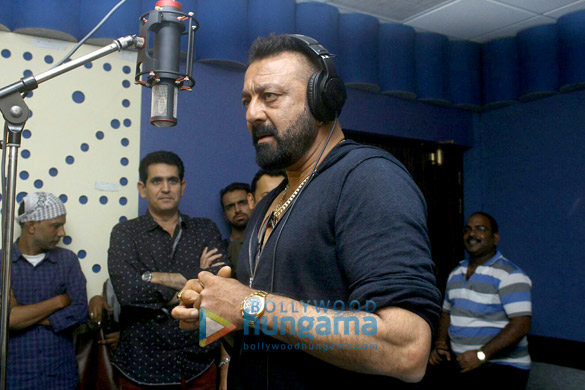 sanjay dutt records a ganesha song for bhoomi 3