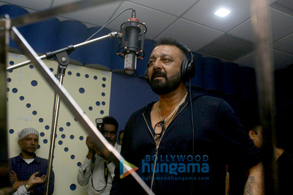 sanjay dutt records a ganesha song for bhoomi 8
