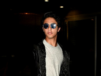 Shah Rukh Khan snapped dropping his son Aryan Khan at the airport as he departs for USA