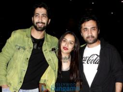 Shraddha Kapoor, Siddhanth Kapoor and Ankur Bhatia snapped at the airport