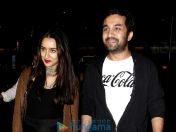 Shraddha Kapoor, Siddhanth Kapoor and Ankur Bhatia snapped at the airport