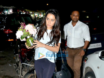 Shraddha Kapoor and Suniel Shetty's families snapped post dinner at Bastian