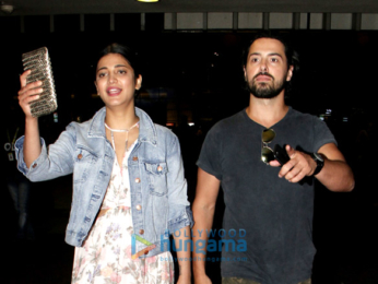 Shruti Haasan snapped at the airport with her boyfriend