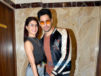 Sidharth Malhotra & Jacqueline Fernandez snapped at 'A Gentleman' promotions on Radio Today