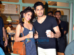 Sidharth Malhotra and Jacqueline Fernandez snapped at The Kitchen Garden