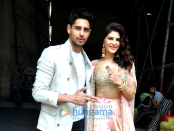 Sidharth Malhotra and Jacqueline Fernandez snapped promoting 'A Gentleman'