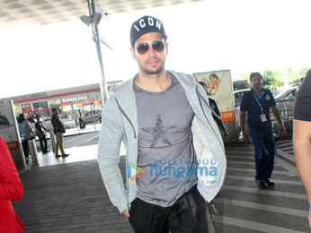 Sidharth Malhotra snapped as he leaves to promote his film 'A Gentleman' in Pune