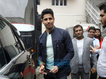 Sidharth Malhotra snapped post an ad shoot