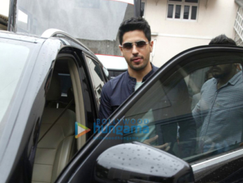 Sidharth Malhotra snapped post an ad shoot