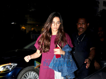Sonam Kapoor snapped post salon session in Juhu